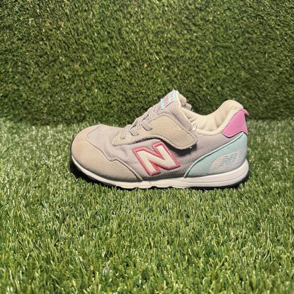 Size 9C - New Balance 515 Gray Pink Blue - Picture 1 of 7